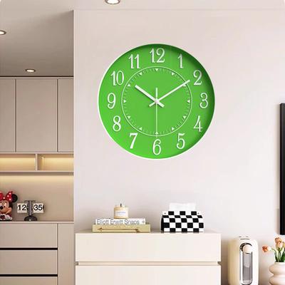 12 Inch Fashion Large Digital Wall Clock Silent and Accurate Wall Clock Suitable for Study Bedroom Living Room