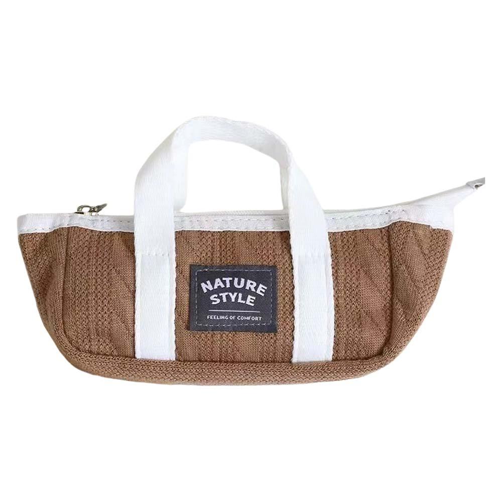 Handheld Handheld Stationery Bag Desktop Storage Pencil Pouch  Stationery Holder