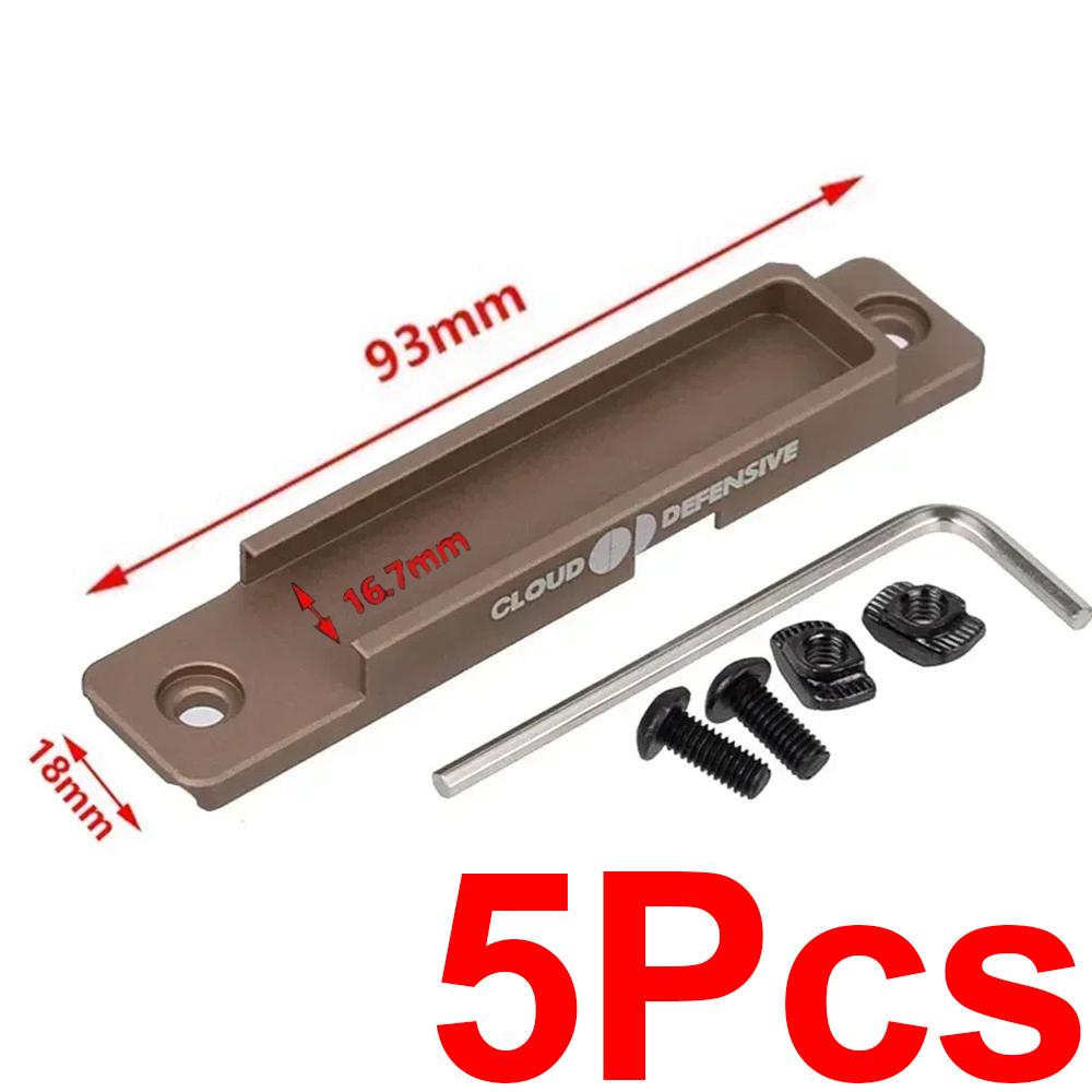 Taktische Metall-Montageschiene MLOK Keymod Taschenlampen-Druckschalterhalter für M300 M600 LED-Licht Jagdzubehör