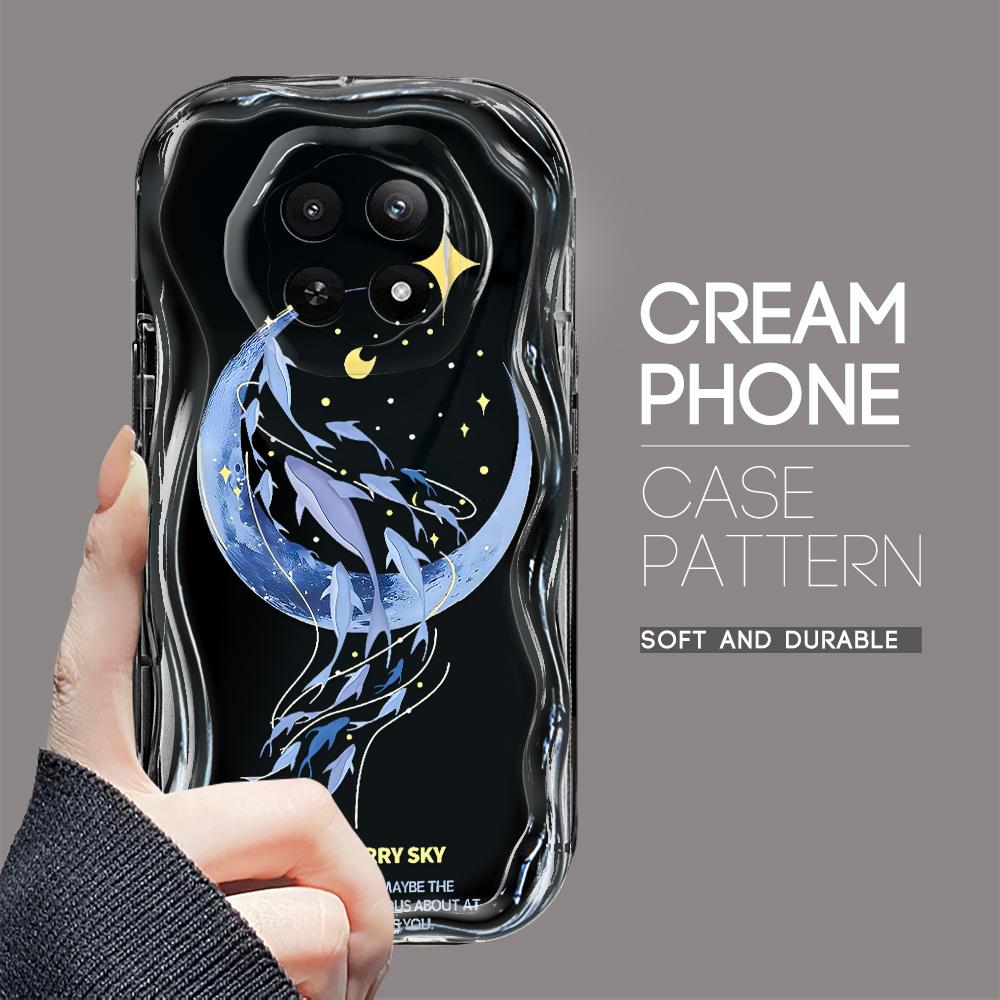 Wzór z kreskówki Kremowa faktura Obudowa Falista krawędź Miękkie silikonowe etui na telefon Obudowa na telefon OPPO Reno Realme OnePlus Vivo