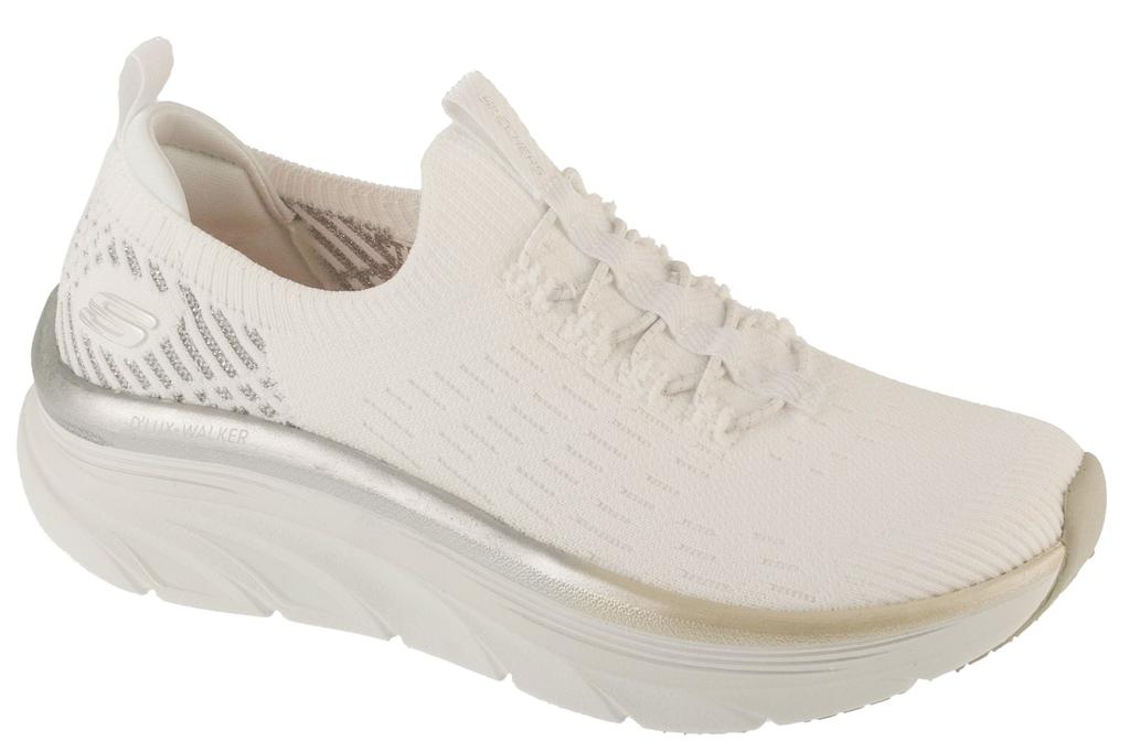 Skechers D'Lux Walker Let It Glow, Womens white Sneakers