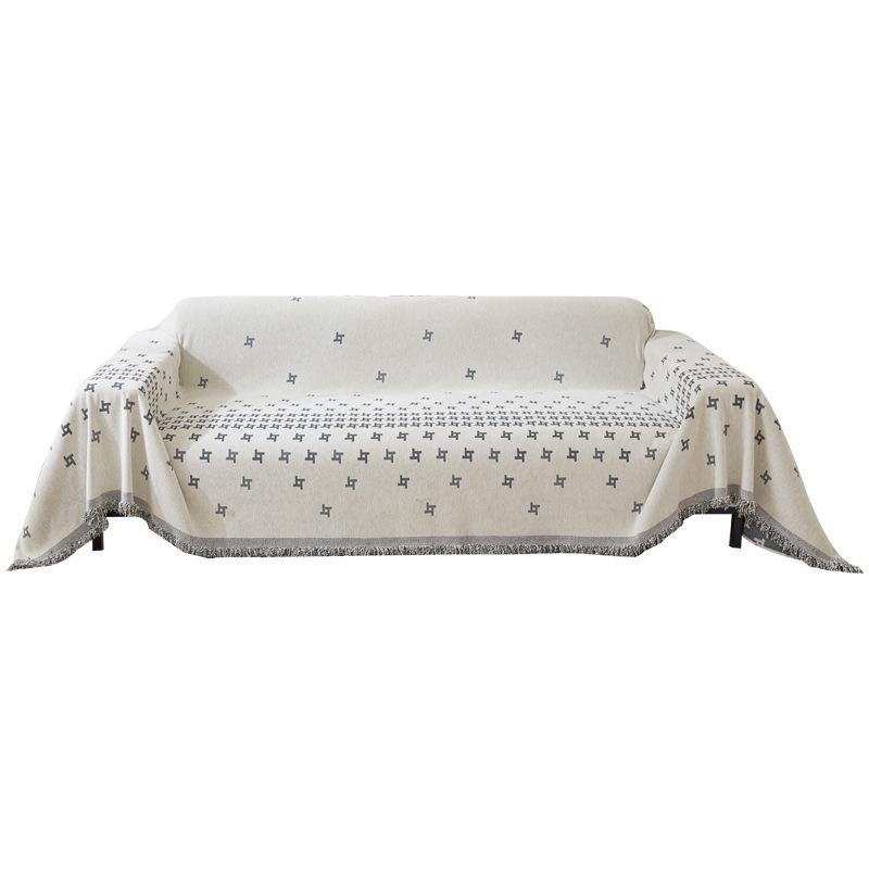Fresh Printed Light Luxury Sofa Towel Summer Memories Cool Feeling Full Covered Sofa Cover Cloth Backrest Towel