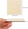 5/2Pcs Wood Square Blank 10x10cm Unfinished Wood Slices for DIY Painting Staining Wood Engraving Laser Projects Supplies