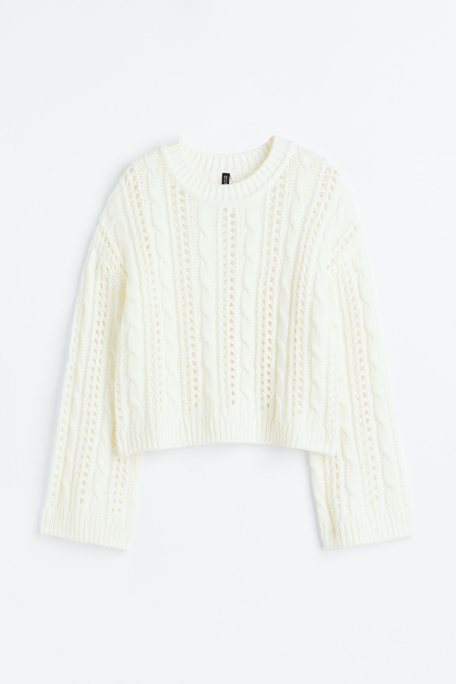 

Cable-knit jumper