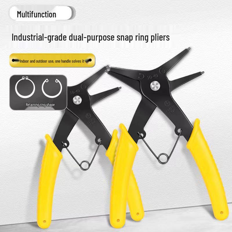 Multi-Use Circlip Pliers: Internal/External Spring Pliers & Large Retaining Ring Tool Bulk Circlip Pliers