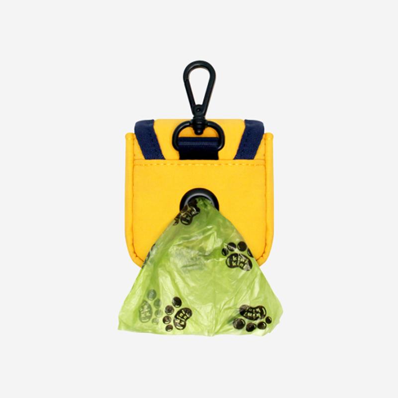 KINIKINI SIGNATURE LOGO SUPPLEX POOP BAG-YELLOW(Popback)