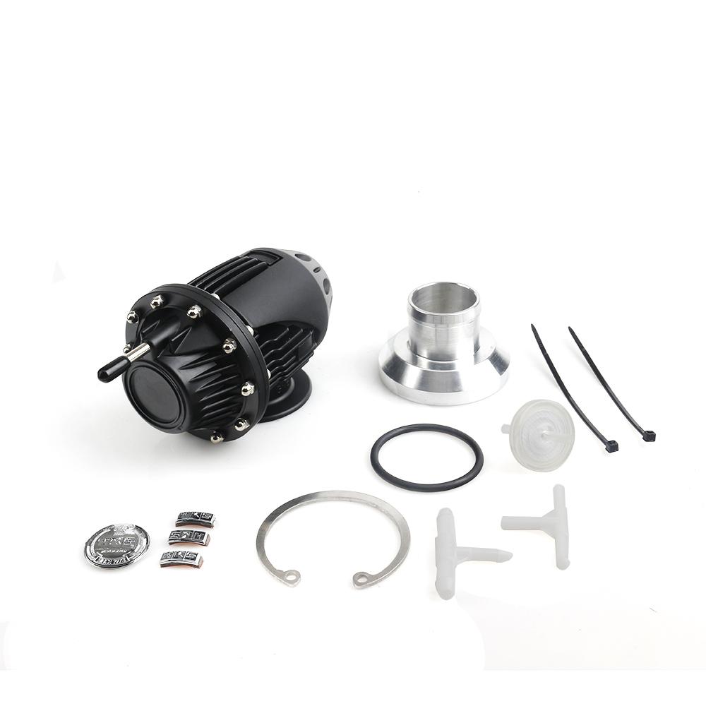 New Universal SQV 4 Turbo Blow Off Valve for HKS VI SSQV BOV Aluminum Pull-Type With Adapter Black Silver