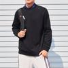 Adidas Sports Casual Pullover Sweatshirt Black White Logo Unisex Sweatshirt ADICSTL06-BW
