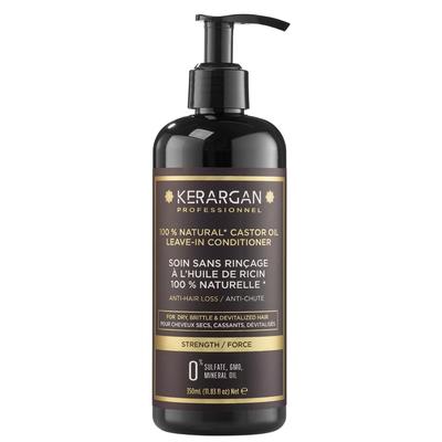 Leave-in Treatment with Castor Oil To Stimulate and Increase Growth - For Damaged Hair - Sulfate, Paraben and Silicone Free - 350 Ml