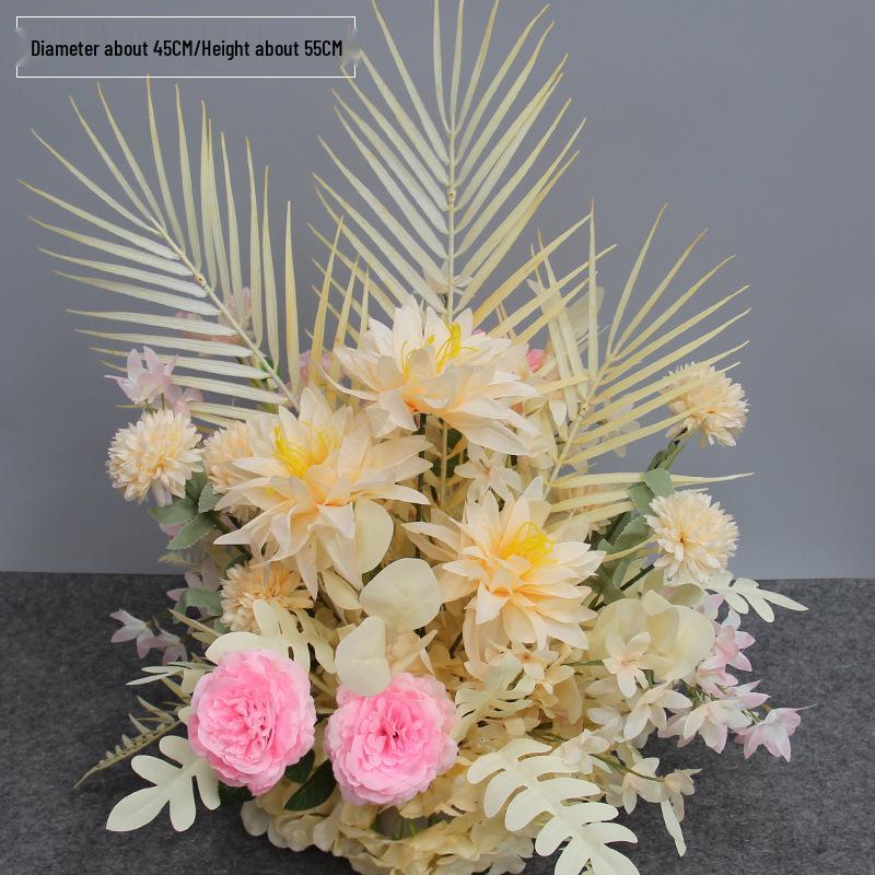 Artificial Wedding Aisle Flowers: Hotel Table Arrangements & Decorative Flower Balls for Stage and Welcome Area