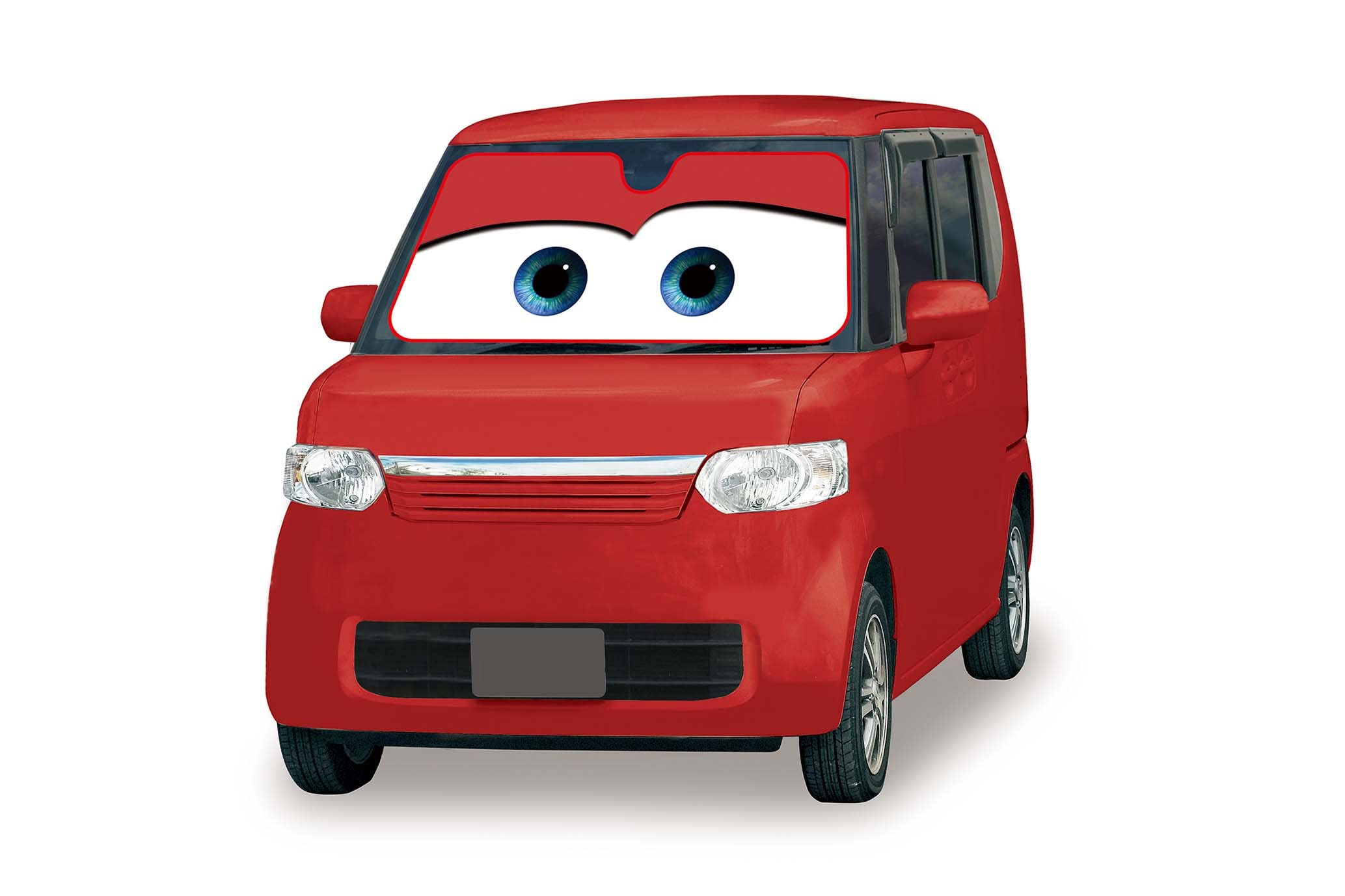 Napolex Disney Cars Car No Suction Cups Compatible with Light Red Blocks Intense Car Sunshade, Front, Required, 1300x550mm, Vehicles, Storage,