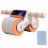 Automatic Rebound Abdominal Wheel Exerciser Dual Wheel Ab Roller  Fitness Equipment