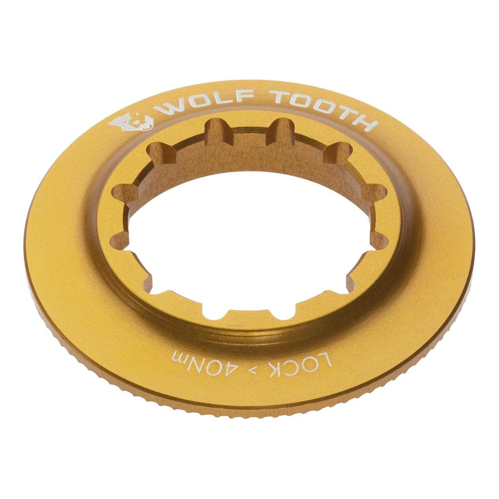 Wolf Tooth Centerlock Rotor Lockring Internal Spline Raw Silver - (U1RTR-LCKRNG-IS-RSIL)