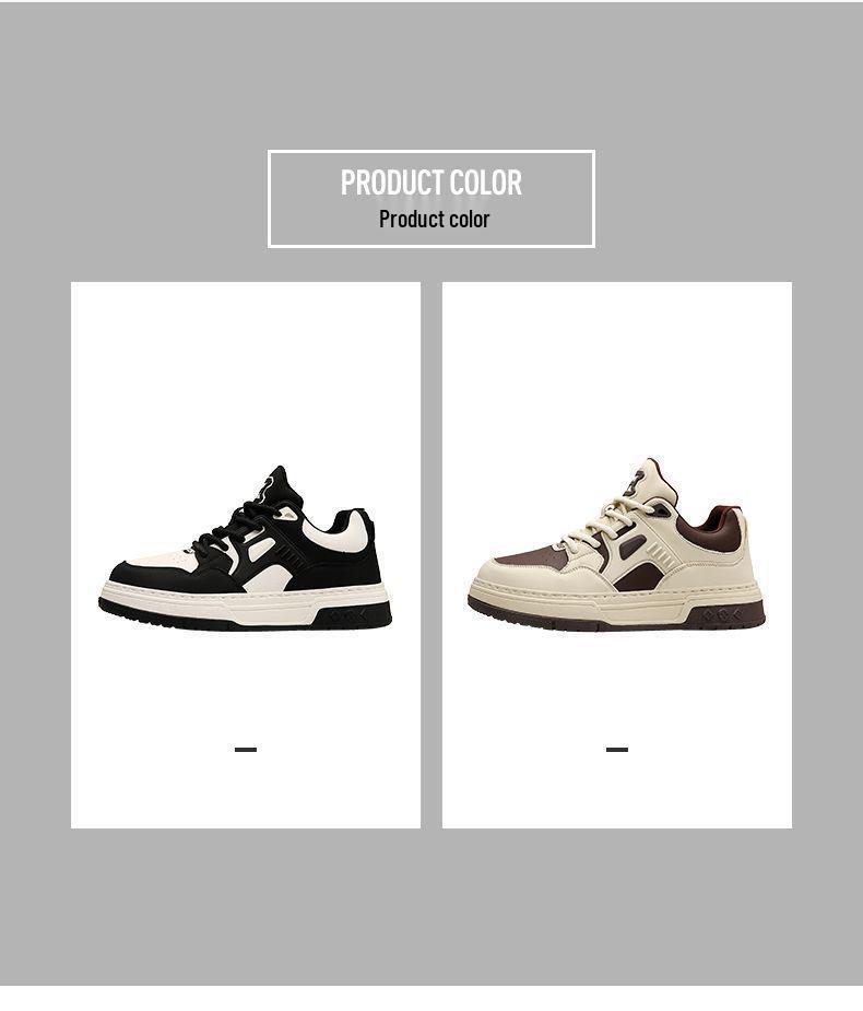 Men's 2025 Black & White Panda Sneakers - Trendy Autumn Casual Sports Shoes