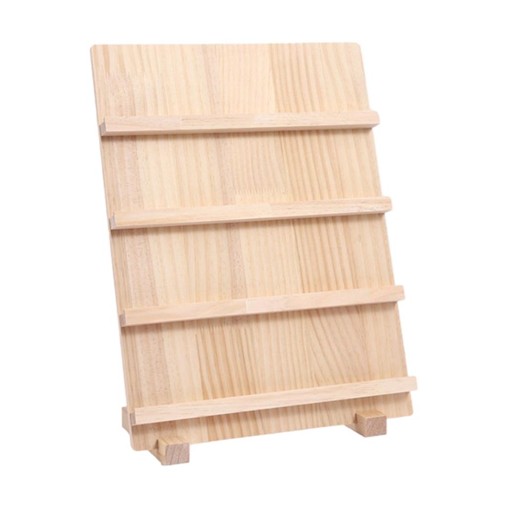Stylish Wood Earring Display Stand Jewelry Holder Wood Jewelry Organizer for Home Office and Retail Store Setting