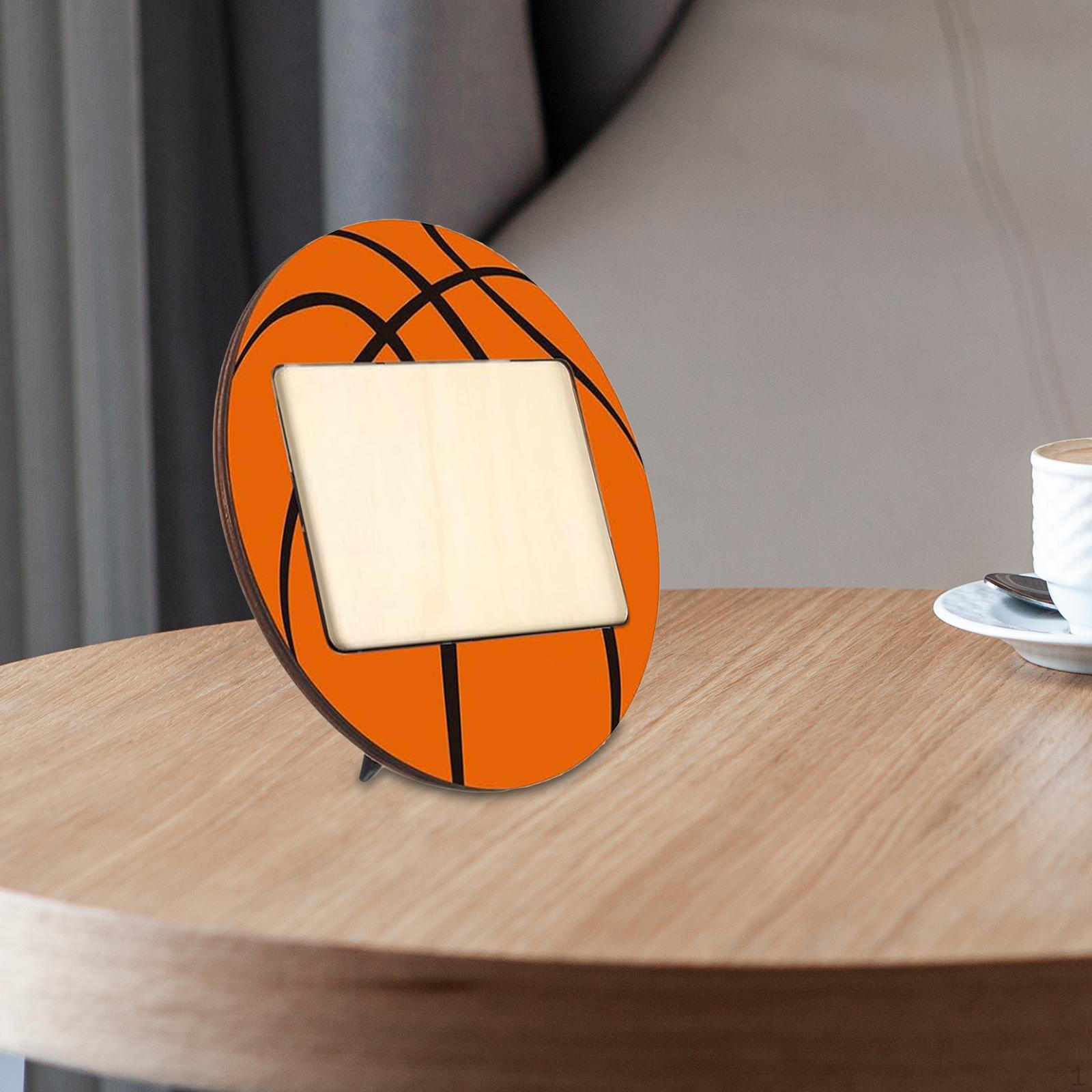 

Wooden Photo Frame for Table Display Themed Picture ,Athlete Decoration Birthday Gifts basketball
