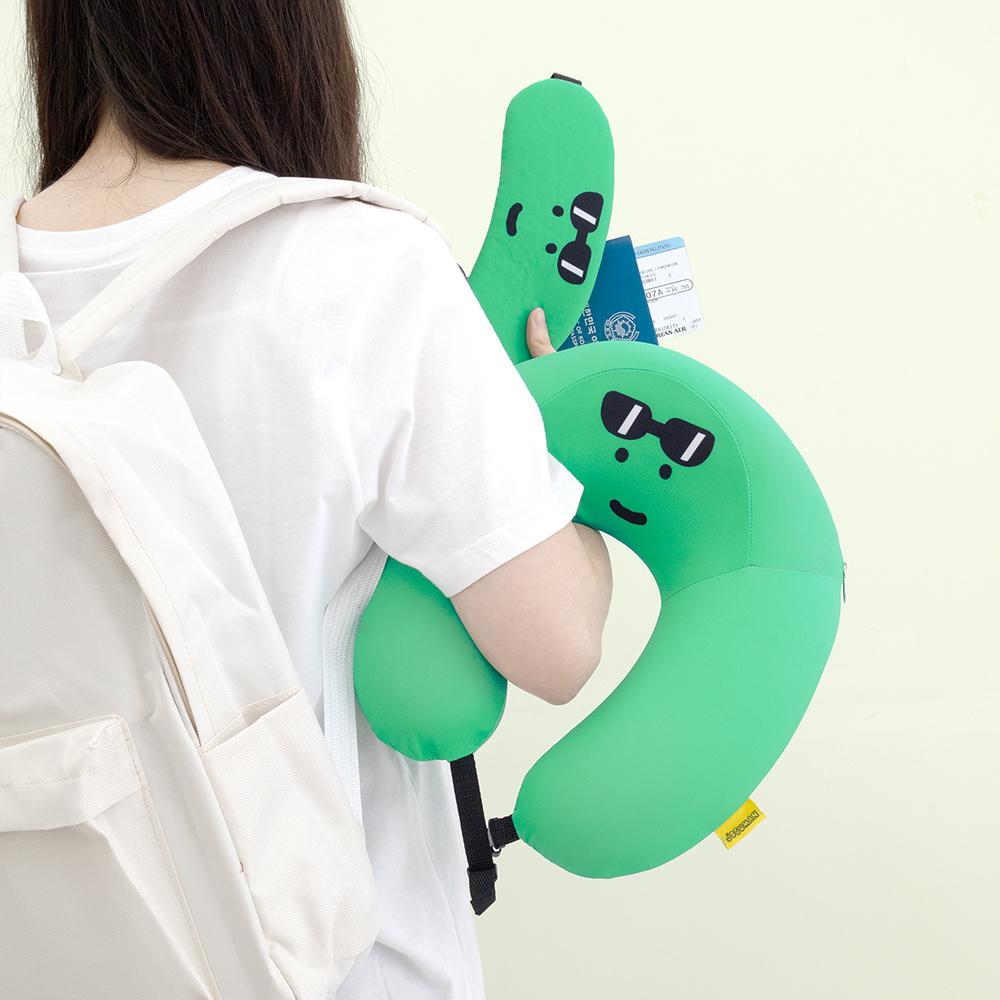 [[LINE FRIENDS] Joguman Brachio Cooling Memory Foam Neck Pillow
