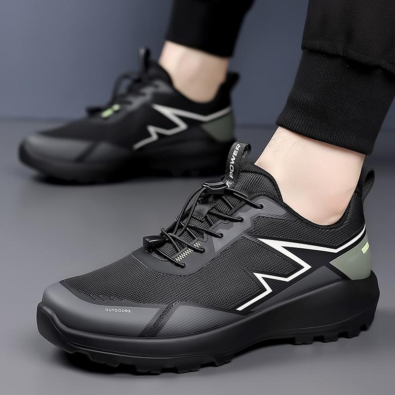 Fashion 2025 Men's Mesh Lace-Up Running Shoes Lightweight Walking Sneakers Breathable Casual Sports Shoes for Men Luxury Brand Men Flats