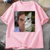 Dexter Morgan Cat T-shirts Funny Short Sleeve O Neck Tshirt Unisex Streetwear Mens Clothes Harajuku Printed T-shirt Tops