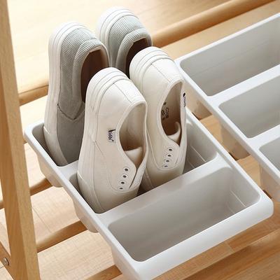 1/4/5 PCS Household Shoe Cabinet Oblique Plug-In Bed Shoe Storage Door Simple Shoe Rack Oblique Storage Box Integrated Shoe Box