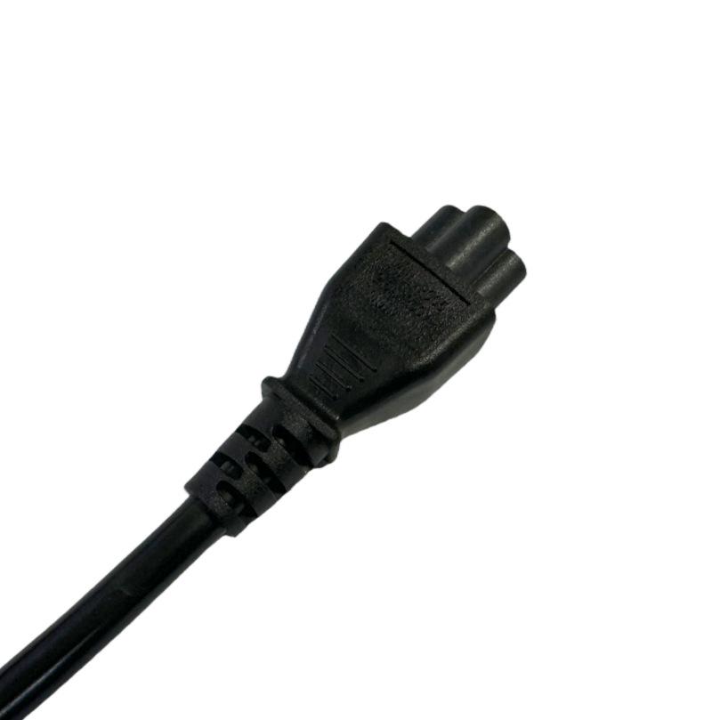 French Power Cord 500mm H05VV-F 3x0.75 Cloverleaf, European Standard