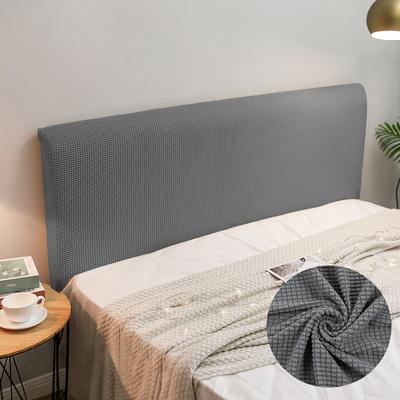 Thicken Elastic All -Inclusive Bed Head Covers Headboard Cover Polar Fleece For Home Solid Color Long Back Chair Cover Plain Dyed