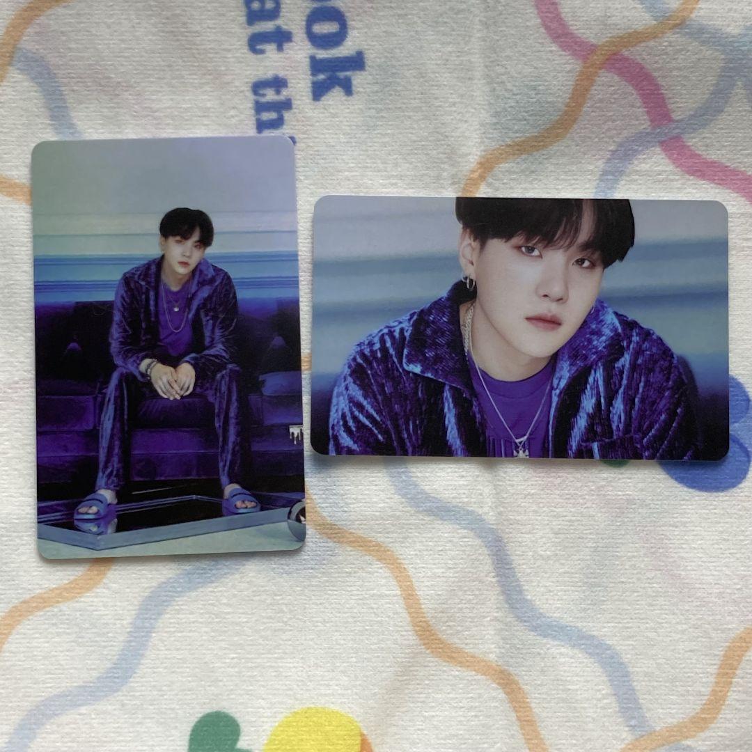 

[USED] BTS SUGA Yoongi BE Unreleased Lucky Drop Korean Trading Cards Set of 2