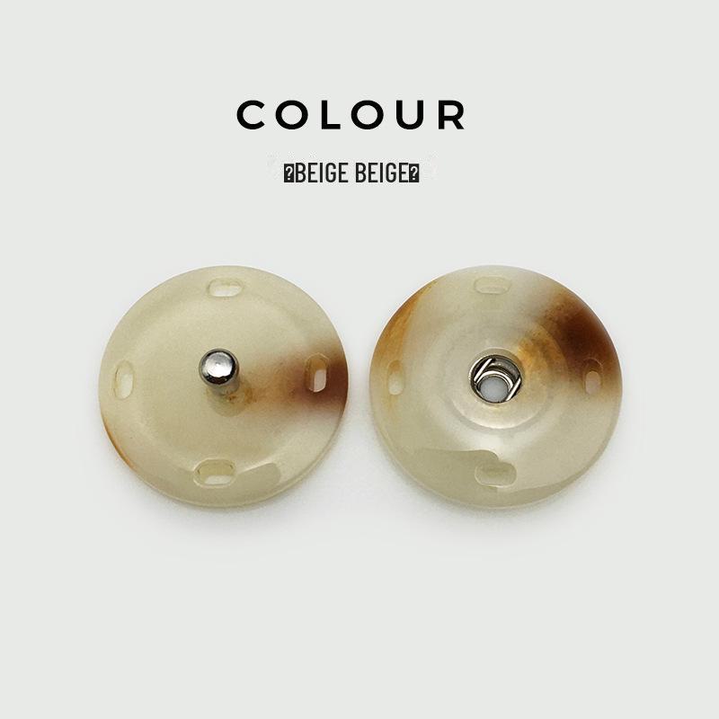 High-Grade Resin Invisible Snap Buttons for Sweaters and Cardigans