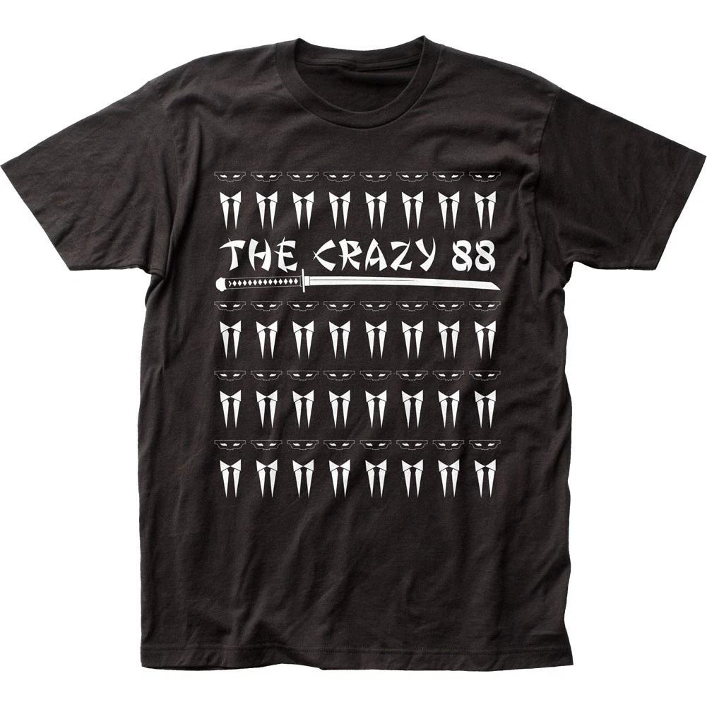 Kill Bill The Crazy 88 Mens T Shirt Classic Pop Culture Action Movie Tee Black XL
