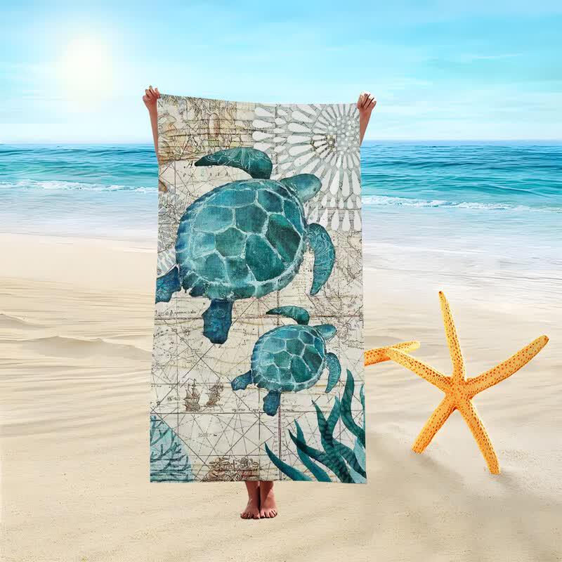 Bath Battle Absorbent Quick-Dry Printed Towel