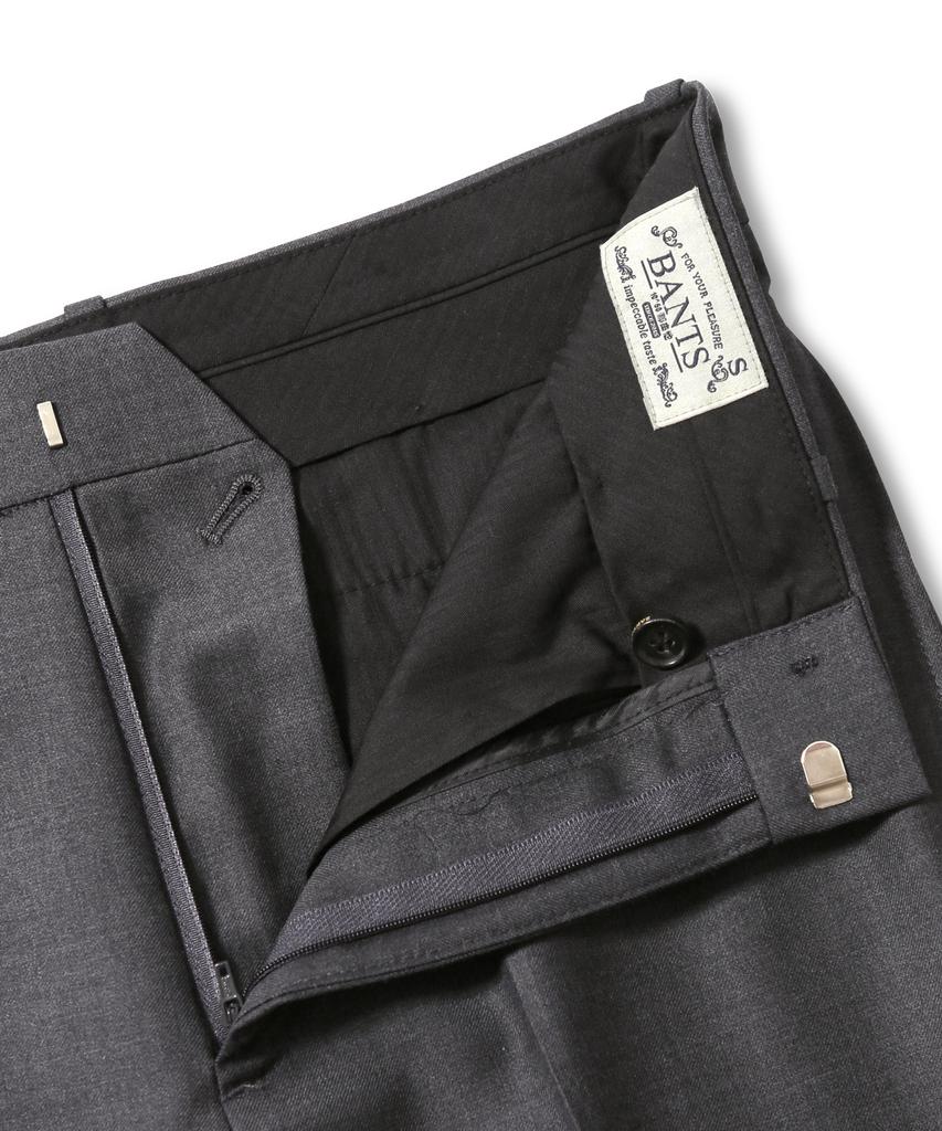 Bancheu Worsted Wool Trousers - Grey
