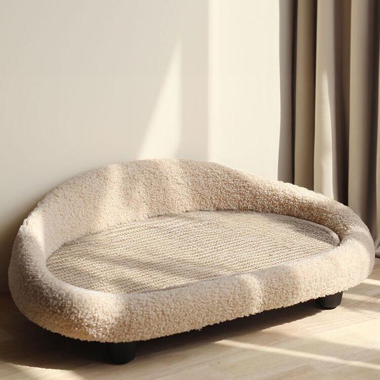 

Всесезонное износостойкое гнездо для кошек и диван-когтеточка с сизалем для больших кошек и котят 61*38*18 cm (for cats up to 13 lbs)