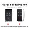 Zinc Alloy Car Key Case For Jaguar Xe Xf Xj Xfl Xjl Xel Et E-Pace F-Pace F-Type A9 A8 X8 Remote Cover Shell Keychain Accessories
