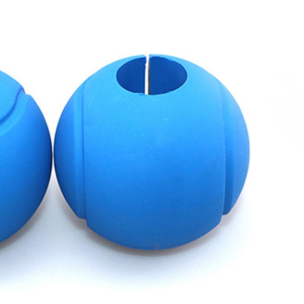 2pcs Dumbbell Grips Thick Silicone Barbell Grips Weight Bar Grips for 25mm 28mm 30mm Barbells and Dumbbells Blue