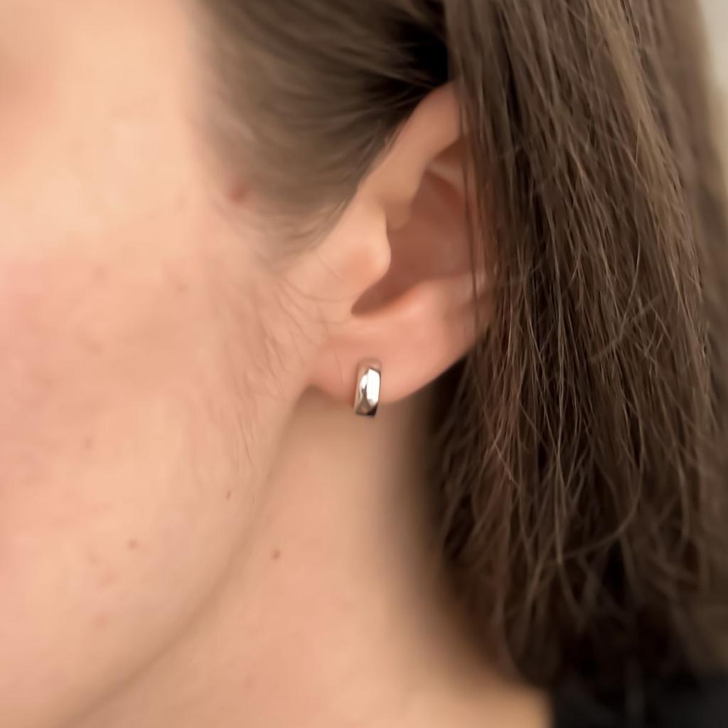 Pendientes de plata sin piedras (2143079)