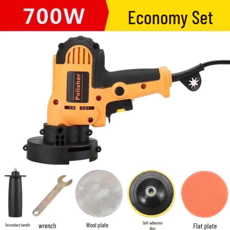 220V Car Polisher & Scratch Remover Set - Waxing, Glazing, Polishing, Grinding Tool for Home Use