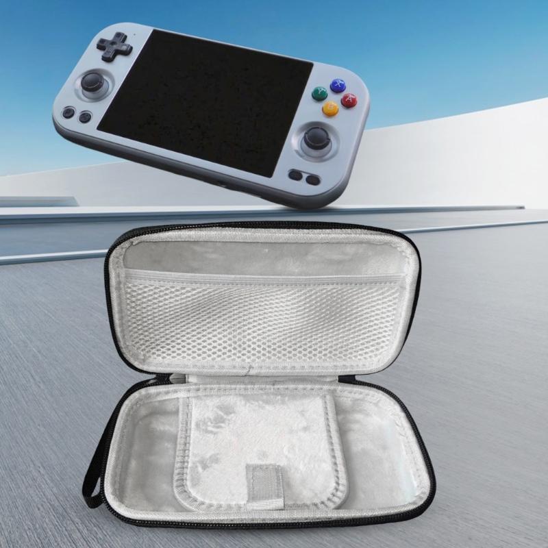 Gaming Console Case Storage Pouches Waterproof Shockproof with Secure Interior Lining For RG477M Easy Carry Organizers