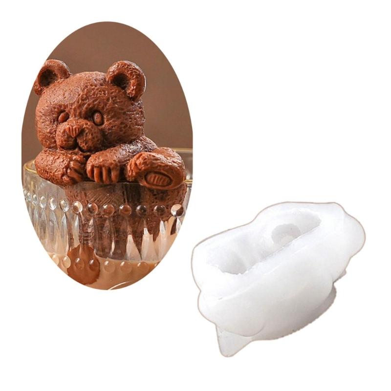 Large 3D Animal Ice Cubes Tray Silicone Animal Ice Cubes Tray Large Capacity Mould for Whiskeys Cocktails Juice