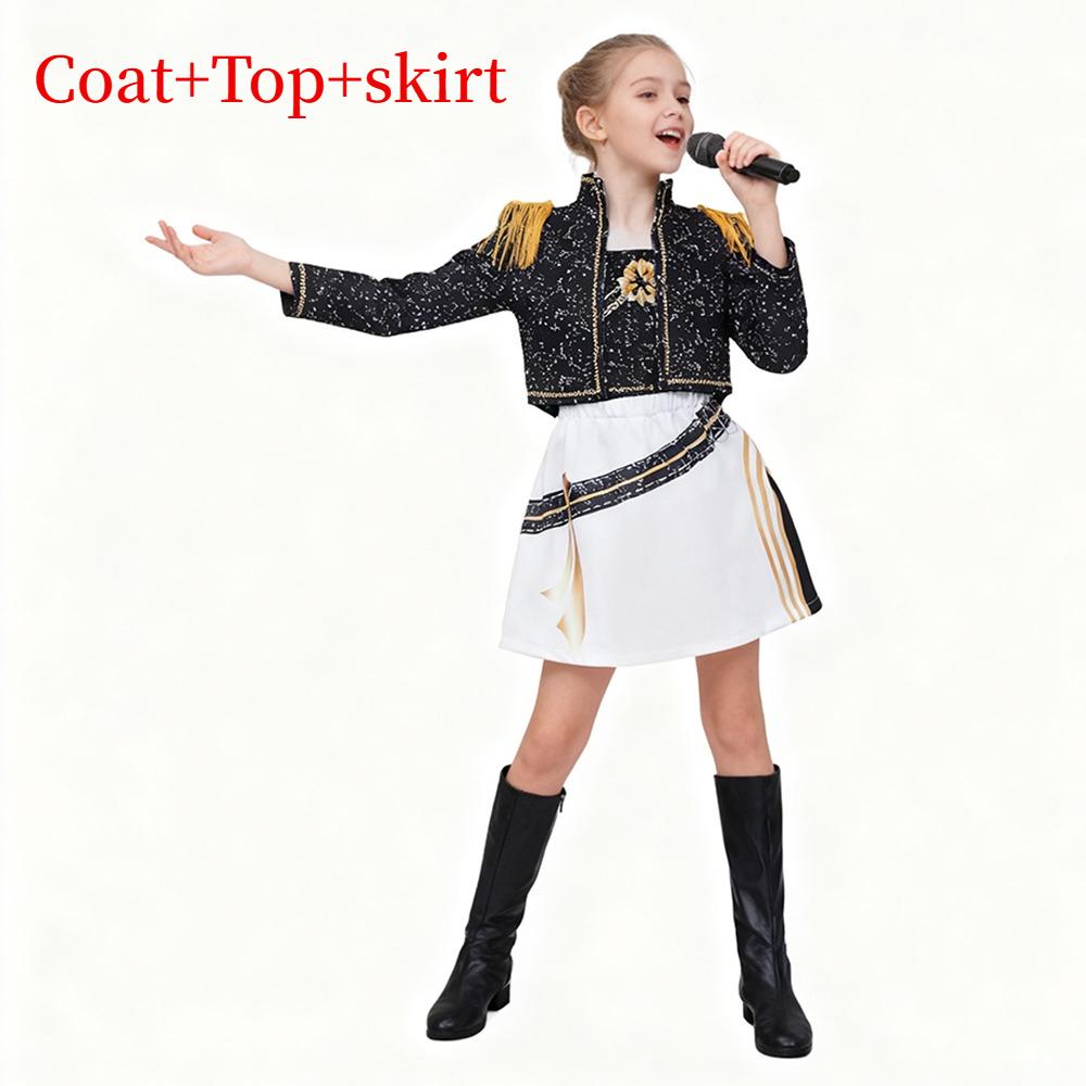 KPop Film Dämonenjäger Gleicher Stil Mädchenkleidung Kinder Halloween Cosplay Party Zoey Rumi Mira Kostüm Neu