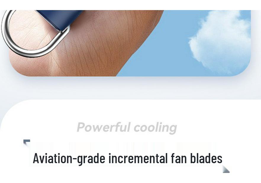 Handheld Turbo Fan: 100-Speed Stepless Adjustment with Digital Display for Portable Cooling