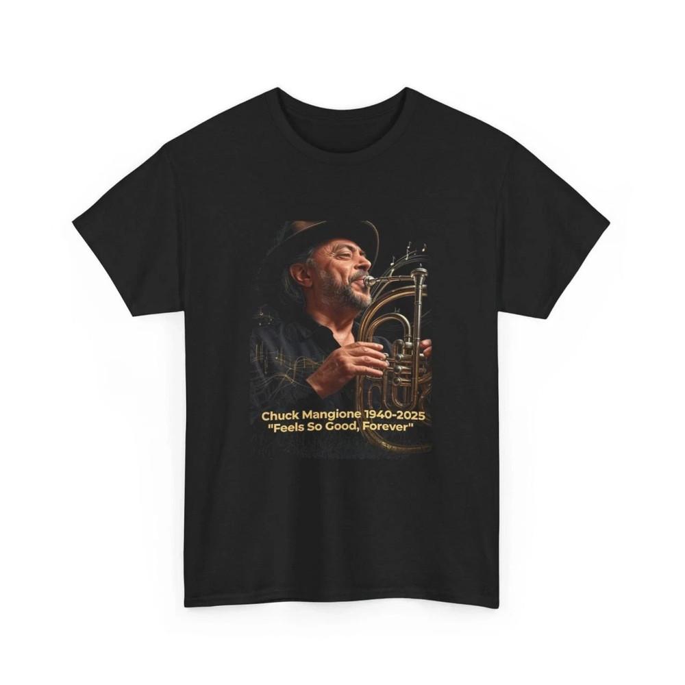 Vintage Jazz Chuck Mangione Tribute T-Shirt 2025 men KN1157 Unisex T-Shirt S