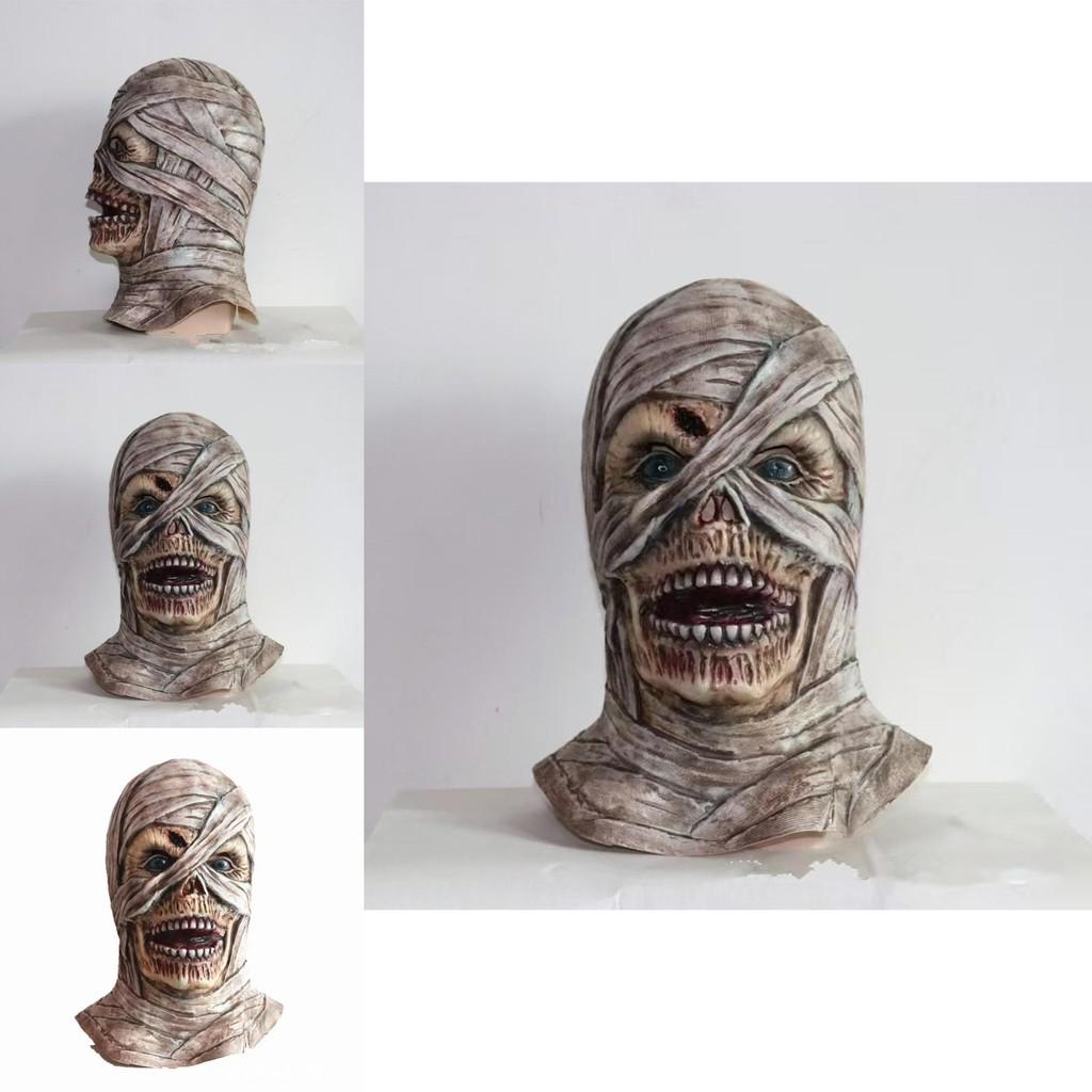 Mummy Latex Halloween Mask With Diy Terror Design For Costumes And Holiday Parties