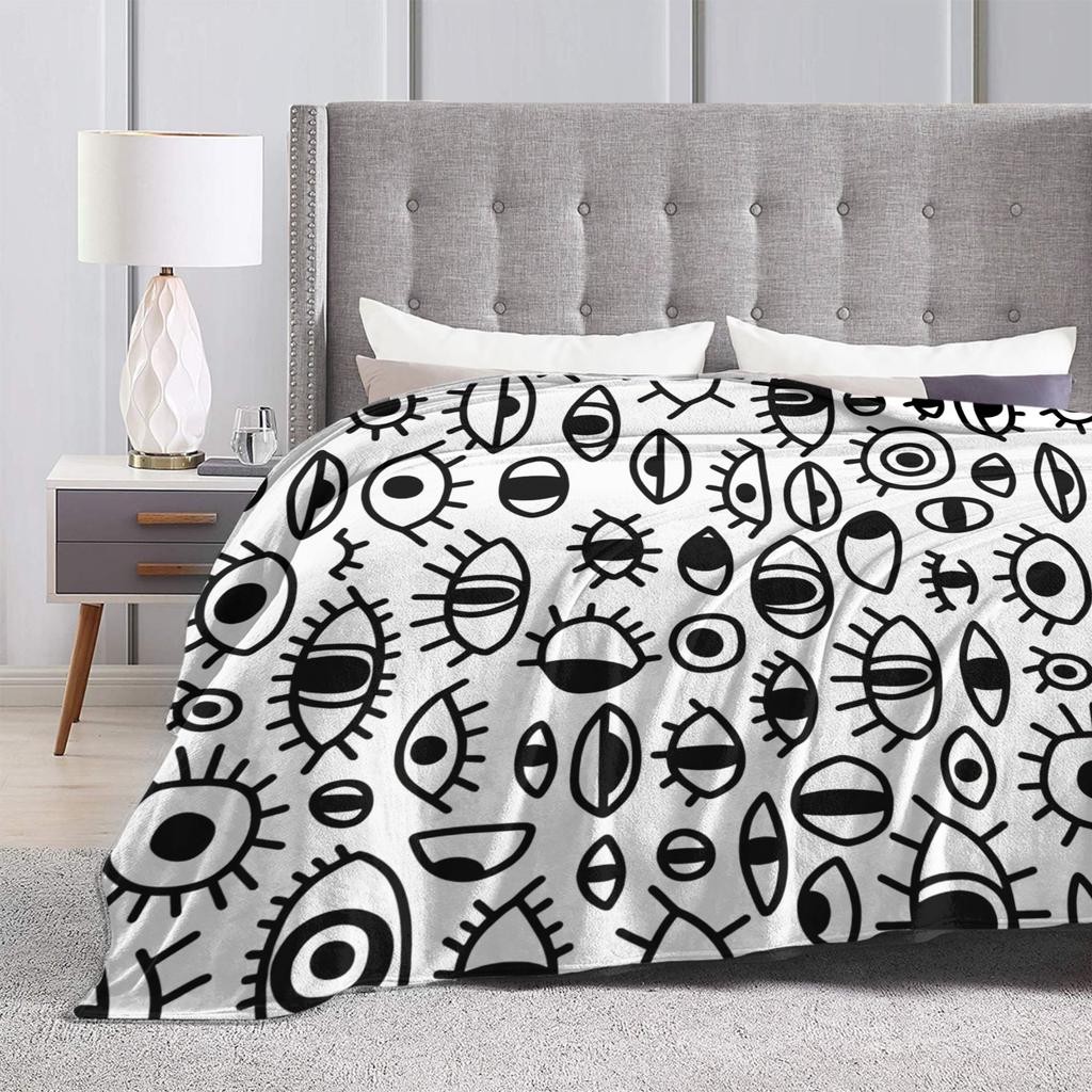 Eye Pattern Blanket Quality Soft  Throw Blanket Winter Kids Adult Home Decor Fluffy Bedspread