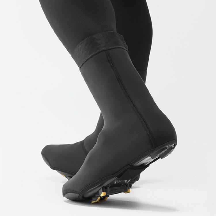 1 Pair Night Riding Safety Cycling Shoe Cover Waterproof Design Elastic Cuff Convenient On Off Reflective Night Safety