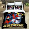 UFO ROBO GRENDIZER GOLDORAK trykt Sengetøy Sett utsøkt sengetøy sett dynetrekk sengeteppe sett sengetøy sett luksus