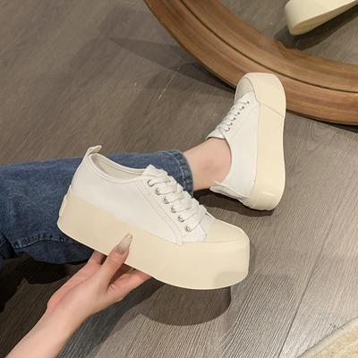 Retro Popular Versatile Skirt Platform Canvas Shoes Women's 2025 New Summer Lightweight Height Increase Casual Board Shoes
