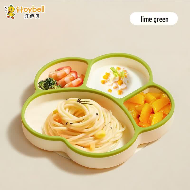 HOY BELL Baby Silicone Divided Suction Plate