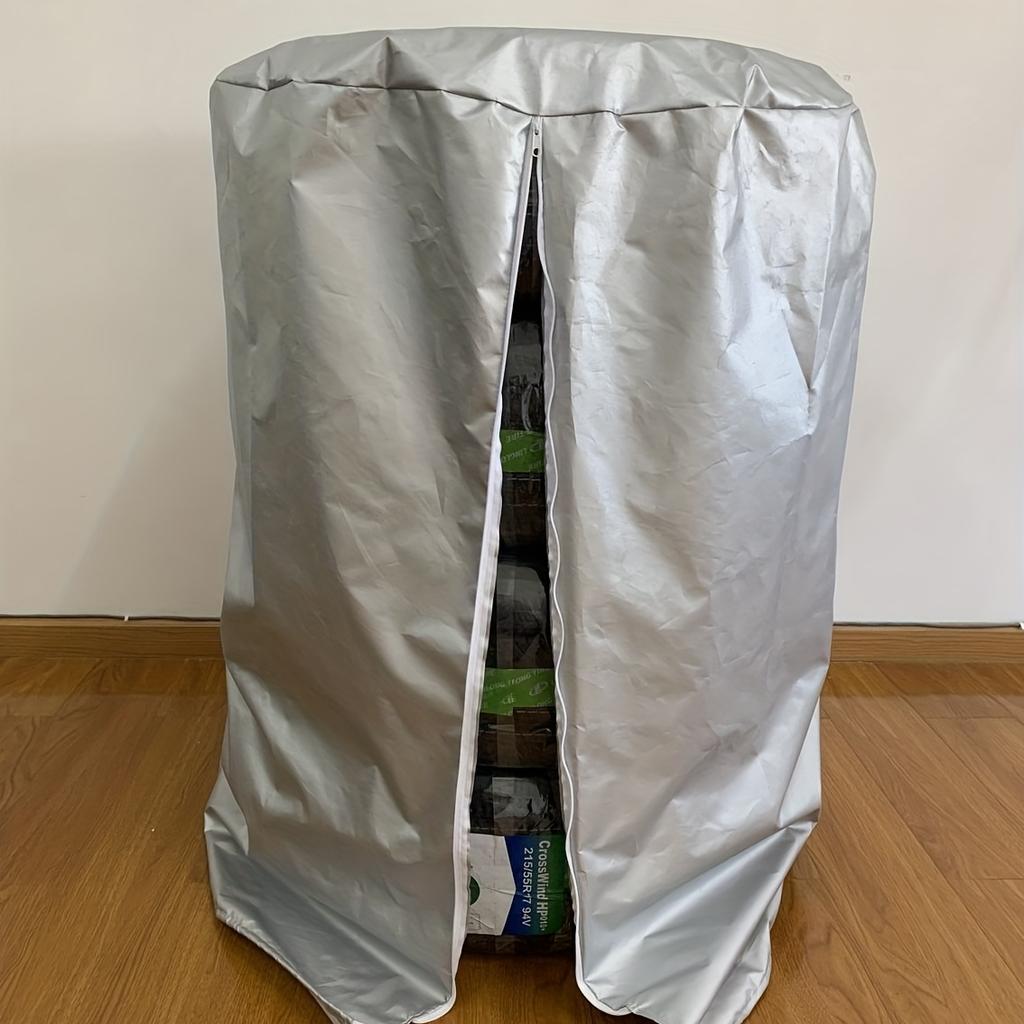 External Tire Cover - Waterproof, UV Resistant and Anti-fouling Polyester Auto Parts Storage Bag, Thick and Anti-aging