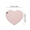 1pc Mini Heart Shaped Makeup Mirror Stainless Steel Portable PU Cover Rotary Cosmetic Mirrors Pocket Mirror Beauty Accessories