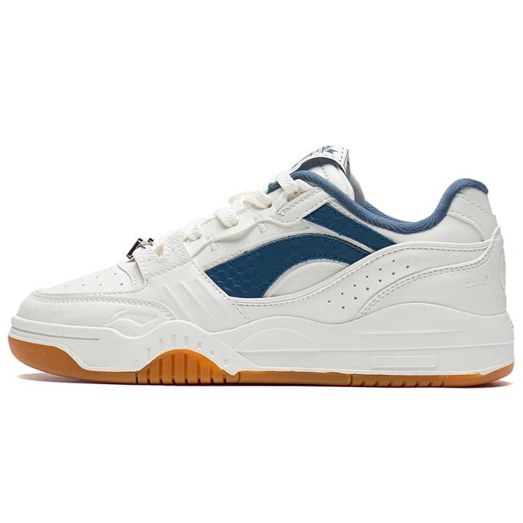 

LINING Skateboard Shoes Men Low Top Mist White/Evergreen 45